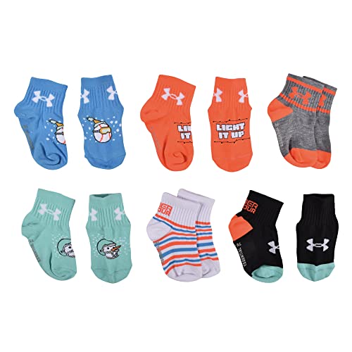 Image of Under Armour boys Multi Pack Quarter Sock