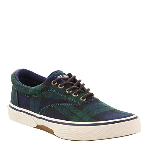 Sperry Top-Sider Halyard CVO Chambray Sneaker Men's (Plaid Multi, 9.5)