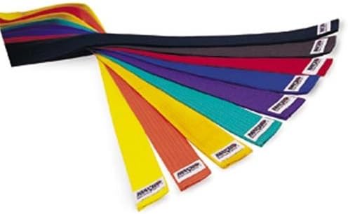 Macho Rank Karate Belts - Black - Size 2