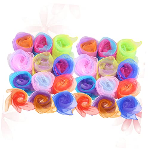 Pañuelos de seda para malabarismo y decoración de fiestas 7
