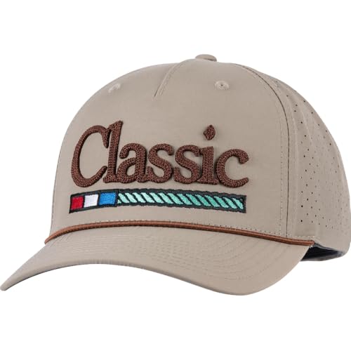 Classic Equine Tan Chain Stitch Cap