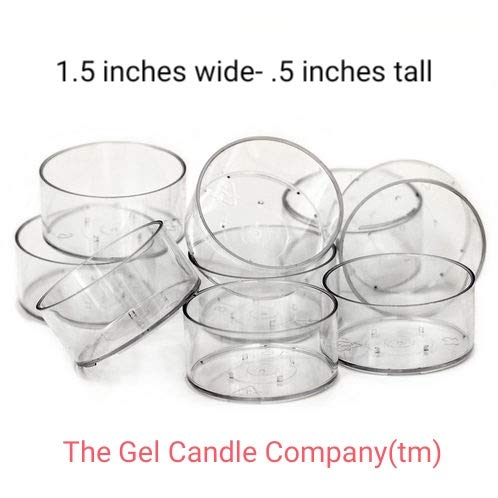 50 Vasos Transparentes Alta Densidad para Velas miniatura 2