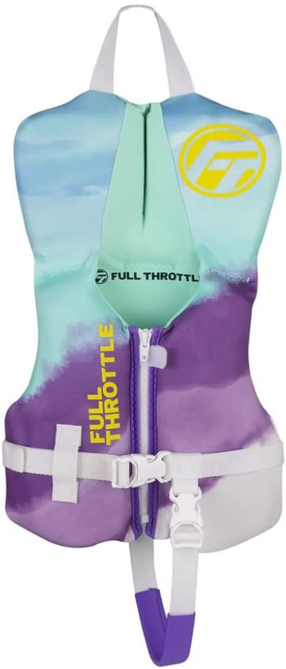 Full Throttle Rapid Dry Flex-Back Infant Life Jacket – U.S. Coast Guard and Transport Canada Approved, fits Infants Less Than 30 pounds