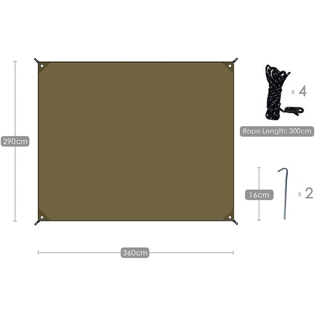 Bâche De Tente Imperméable pour Hamac Extérieur De Voyage De Camping, Bâche Anti-UV D'auvents De Bâche De Hamac De Ripstop, Brown