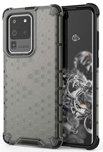 Image of Glasgow | for Samsung Galaxy S20 Ultra Back Case Cover for Samsung Galaxy S20 Ultra with 4 Bumper Corners and Military Grade Protection - Black