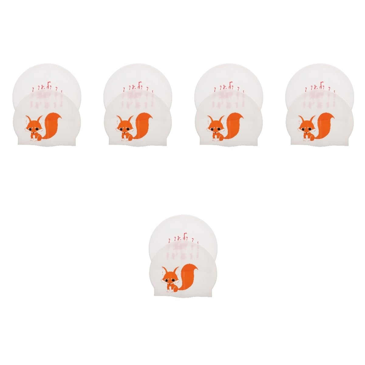 SUPVOX Bonnet De Bain en Silicone Baignade Lunettes De Natation Bonnet De Bain en Tissu pour Enfants Bonnets De Bain pour Femmes Capuchons Arène Mer Gel De Silice