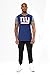 Ultra Game NFL New York Giants Mens T-Shirt Raglan Block Short Sleeve Tee Shirt, Team Color, Large