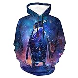Pinguin-Kapuzenpullover für Herren: Kräftige und kreative Muster sind auf die Hoodies gedruckt. Das Tragen wird Sie zum schönsten Kerl machen, egal wo Sie sind.