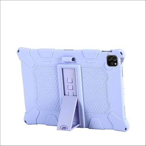 Coque silicone iPad Pro 11 2018 violette pour un usage quotidien