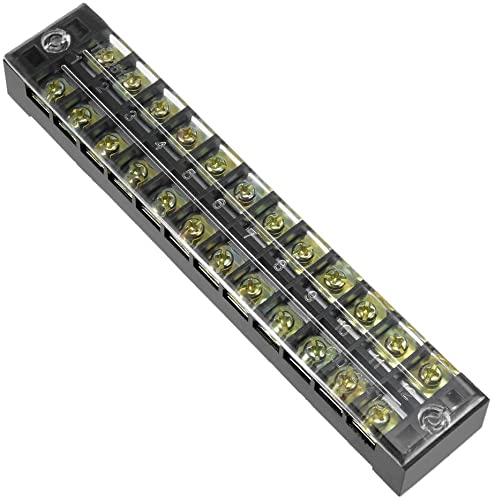 XYWHPGV Double Row 12 Position 600V 25A Terminal Block Terminal Block TB-2512L(c8f4e 96aeb 08f6d bb86f 1ca1c d01f5