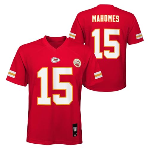 Outerstuff Patrick Mahomes #15 Kansas City Replica Player Jersey - Kids (4-7) (US Numeric 5 6 Regular Chiefs - Red)