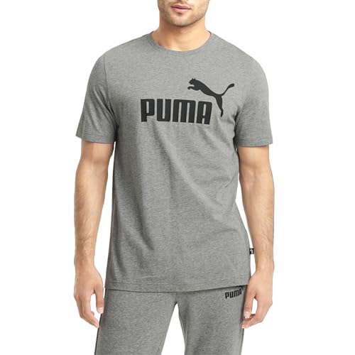 PUMA Herren Essentials T-Shirt, Mittelgrau meliert, XX-Large – Ansicht 1