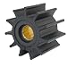 Jabsco 17935-0001P Marine Replacement Impeller (Neoprene, Q Silhouette, 2.5" Deep, #7 Spline Drive, 1" Shaft, 12 Blade, 3.75 Diameter, Brass Insert)