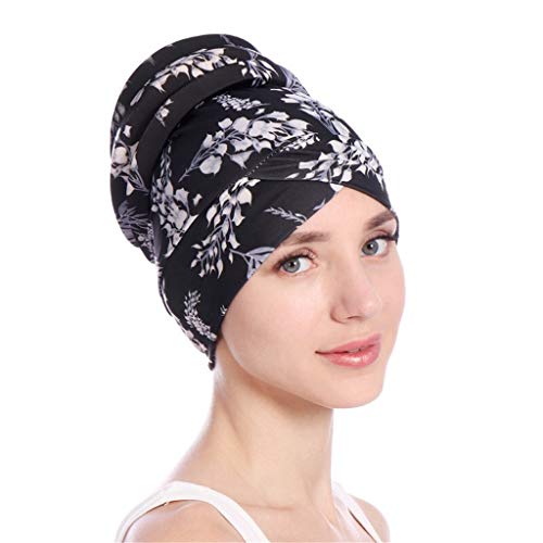 Women Islamic Muslim Hijab Turban Hat Headwrap Scarf Cover Chemo Cap Newly Under 5 Dollars Hats for Women Summer Fashion 2019