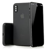 QUADOCTA Premium Ultra Slim Hülle kompatibel mit iPhone X, iPhone XS (5,8') Schutzhülle - Bombyx...