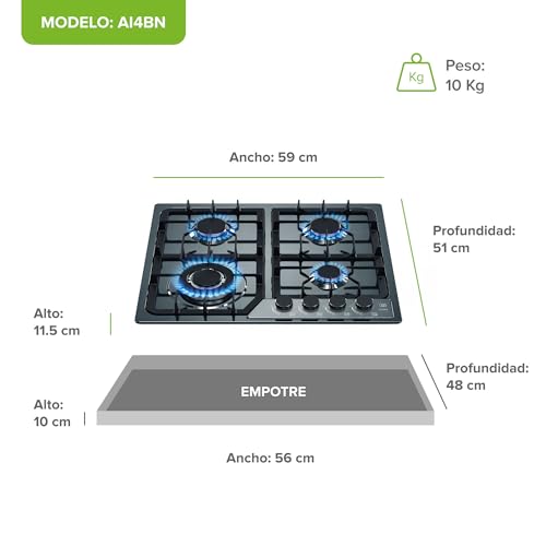 La mejor comparación de Precio Estufa 4 Quemadores los mejores 5. 23 Precio Estufa 4 Quemadores marca AVERA (2)