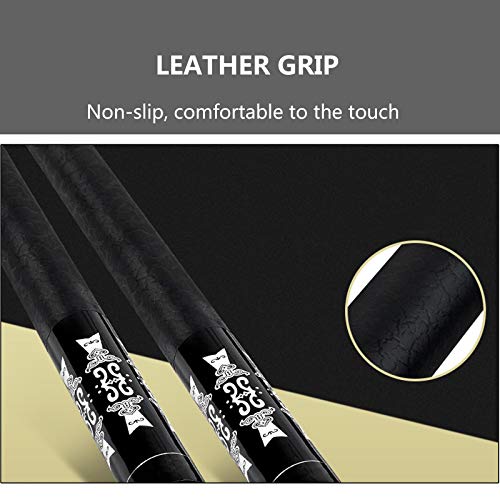 Taco de Pool Profesional de 145 cm con Grip de Cuero miniatura 5