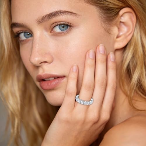65% Off WES Moissanite Eternity Ring - Use Code 3MMWDB40 - Image 4