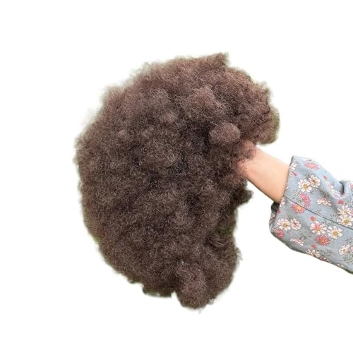 Peruki afro z kręconymi włosami w stylu lat 70. XX wieku, do cosplay, do noszenia na co dzień i na imprezę, dla kobiet, urok (Brown)