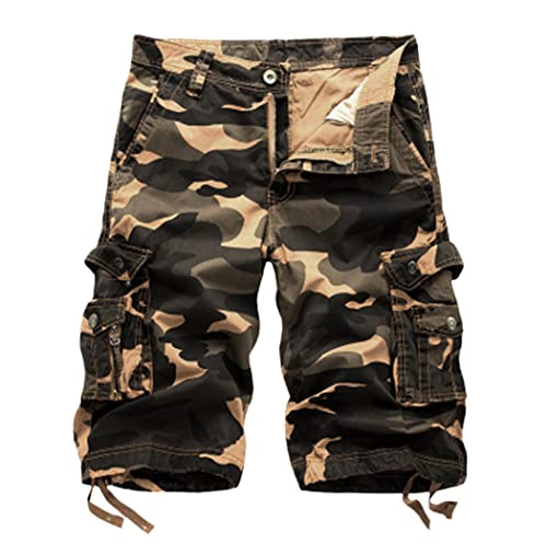 Short cargo militaire camouflage pour barbecues en famille et loisirs d'été
