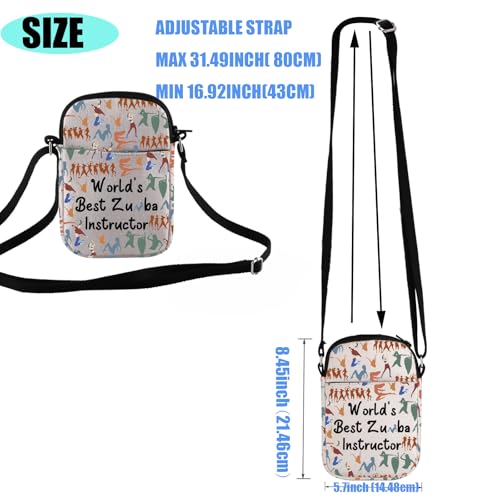 FEELMEM Z Dance Teacher Gift Instructor Gift World's Best Z Dance Instructor Crossbody Bag Dance Teacher Gift4