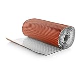 Ein selbstklebendes Band gefertigt aus strukturiertes Aluminium, mit Butylmasse auf der unteren Seite