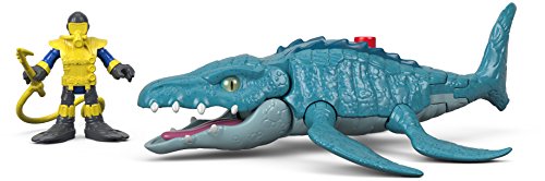 Imaginext Jurassic World Mosasaurus & Diver Toy
