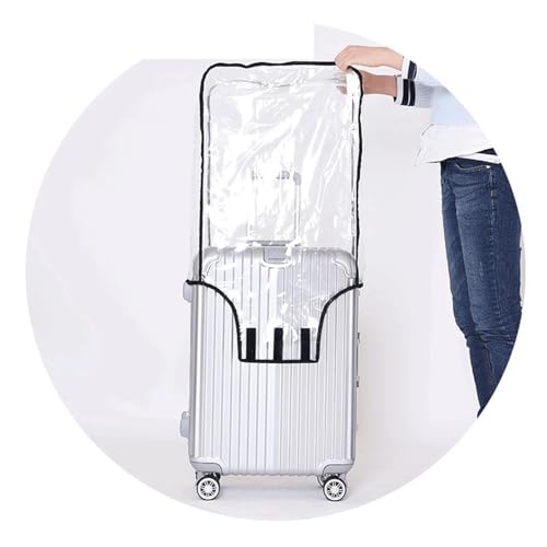 18-30inch Protective Suitcase Cover Clear Suitcase Cover Protector Transparent Luggage Cover Wheeled Suitcase Travel Accessories for Luggage, Travelling(28inch)2
