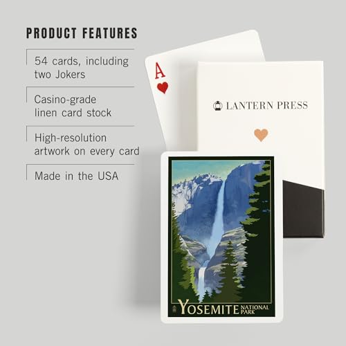 Baraja de Poker Yosemite Falls 52 Cartas Tamaño Poker miniatura 3