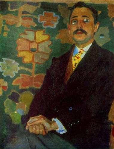 Cuadro en lienzo decorativo Alexander Murashko, retrato de 60x90cm ideal para oficinas
