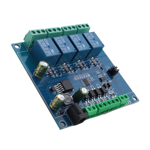 Module de relais Modbus RTU 4 canaux 7-24V avec communication RS485 TTL UART