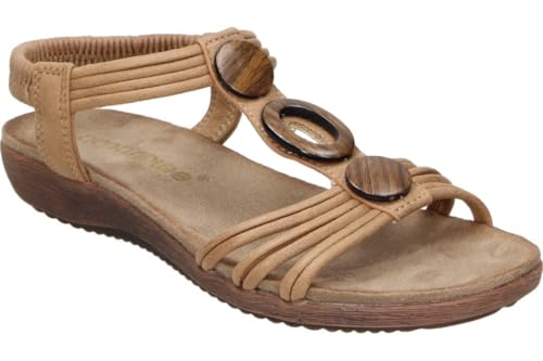 amarpies | Sandalias Planas Mujer – Sandalias en Color Bronce