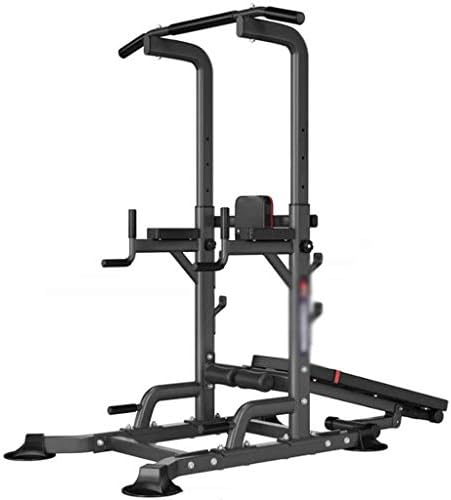DXIN Power Tower Pull Up Bar Home Gym Pull Up Dip Station Fitness Workout Station Multi-Function Fitness Equipment Push-Up Grips (Color : Black, Size : 13090175cm)