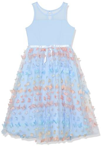 Speechless Girls' Sleeveless 3D Butterfly Maxi Party Dress