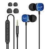 【2025年末新型モデル】Eikokiwaイヤホン 有線 イヤホンイヤフォン マイク付き 絡み防止 HiFi音質 重低音 快適な装着感 高遮音性 音漏れ防止 リモコン付き 通話対応 インナーイヤー型 ステレオイヤフォン 音量調整 ヘッドホン 対応 スマートフォン/PC/MP3/Switch/Android/iPhone/ZOOM/PS4の3.5mmプラグ 対応 ブルー