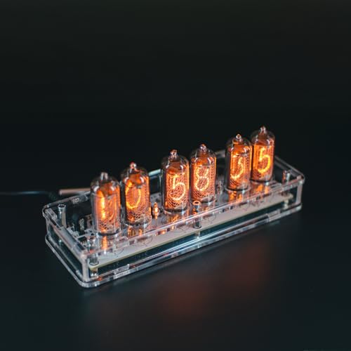 Authentic IN‑8 Nixie Clock with Sensors