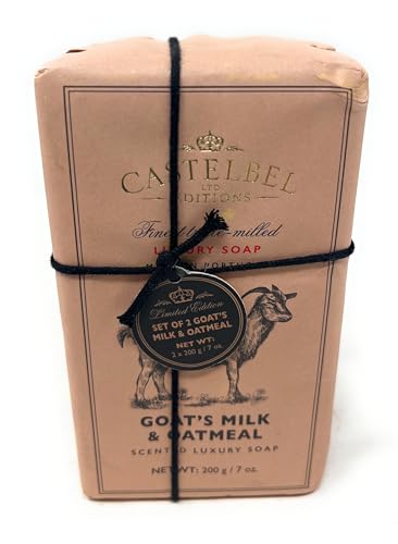 Castelbel Set of Goat's Milk & Oatmeal Fragranced Luxury Soap, (2) 7-Ounce Bars image 4
