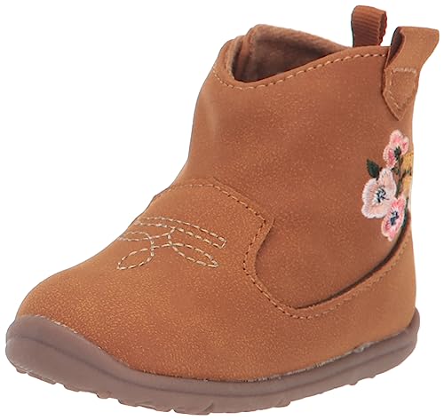Carter's Every Step Baby Sunnie-GP Western Boot, Tan, 6 US Unisex Infant