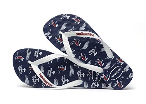 Chinelo Top Nautical, Havaianas, Masculino, Marinho/Branco/Branco, 41/42