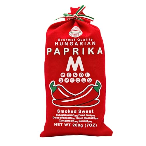 Menol Spices Authentic Hungarian Smoked Sweet Paprika Powder