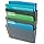 Deflecto Office DocuPocket 73604, Wall File Organizer, Stackable, Letter Size, Black, Set of 3, 13