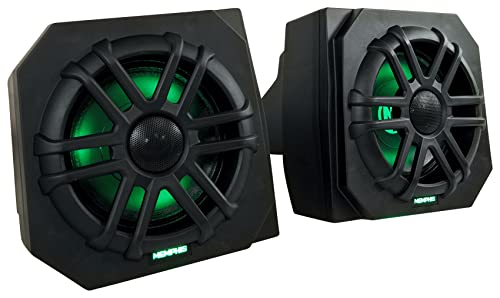 Memphis Audio RNGR65FE 75W Speaker Pods 6.5-Inch, High-Performance Sound, Durable Build, Easy Installation, Perfect for 2013-17 Polaris Ranger XP900 Owners