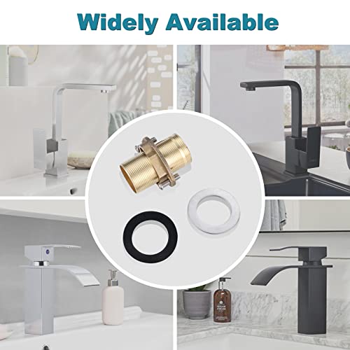 iVIGA M32 Edelstahlrohrgewinde mit Mutter Kit für Küchenarmatur, Wasserhahn Küche, Messing Rohrmutter, Teile