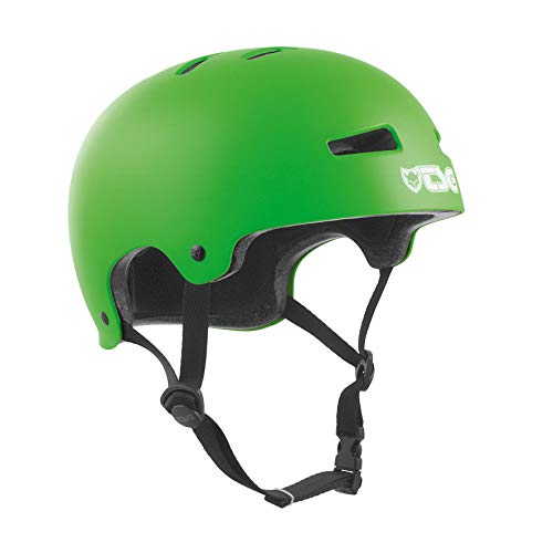 TSG Evolution Casque Bowl Skate/Roller/Trotinette/BMX/Dirt/Pumptrack/VTT/E-Bike Adulte Unisexe, Satin Lime Vert, L/XL (57-59cm)
