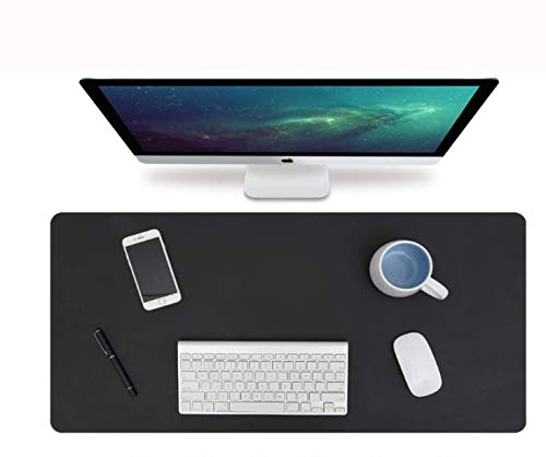 store Naidev Leather Protector Mat Blotter Waterproof Non Slip Mouse Pad (Black, 60 x 30 cm)