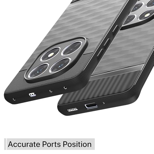 Image of Shockproof Case for Poco X7 5G | Full Camera Protection | TPU Flexible Back Cover for Poco X7 5G (Matte Black)