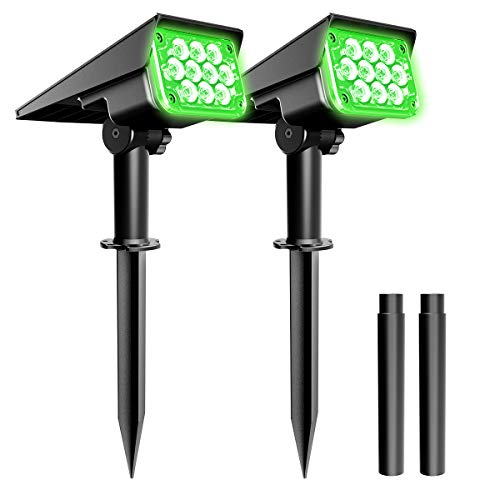 T-SUNUS Solar Green Lights Outdoor, 20 LEDs Solar Spot Lights Solar Landscape Lights Solar Lights Outdoor 2 in 1 Solar Powered Wall Light Solar Garden Light for Yard Garden Driveway Porch Patio T-SUNUS Solar Green Lights Outdoor, 20 LEDs Solar Spot Lights Solar Landscape Lights Solar Lights Outdoor 2 in 1 Solar Powered Wall Light Solar Garden Light for Yard Garden Driveway Porch Patio