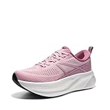 ALLSWIFIT Women's Road Running Shoes Cushion Tennis Shoes Non-Slip Comfortable Lightweight Gym Workout Athletic Arch Support Walking Sneakers Active5K,Size 8.5,Pink,AWUMRS2503