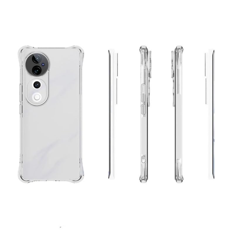 OneLike Shockproof Bumper Cover Camera Protection Ultra Slim Soft Flexible Protective TPU Back Cover for vivo V40 5G - (Crystal, Clear) (B0DBZH8FZQ) Amazon Price History, Amazon Price Tracker