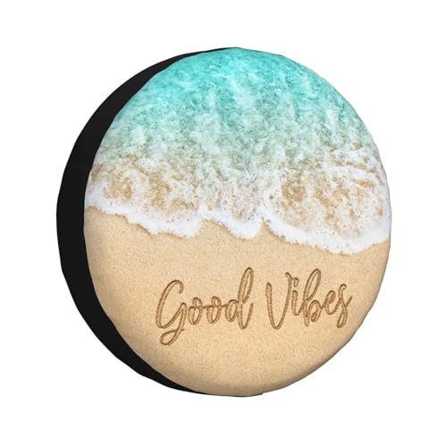 17 Inch Spare Tire Cover Weatherproof Sun Protection Wheel Tire Cover Universal Fit Trailers RV SUV Truck Camper Travel